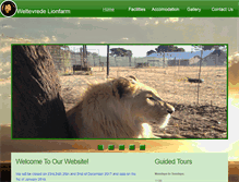 Tablet Screenshot of lionfarm.co.za